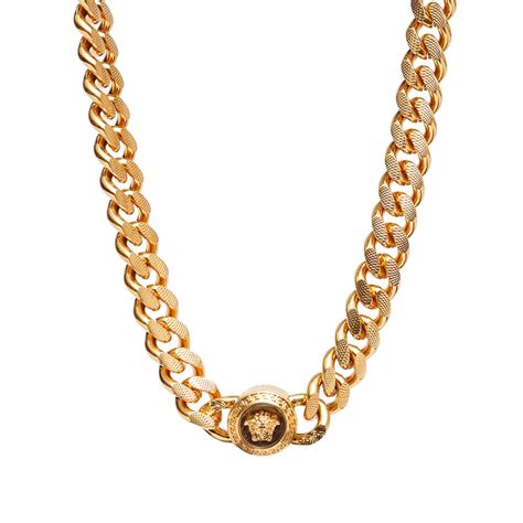 silver cross versace chain|versace gold chain necklace.